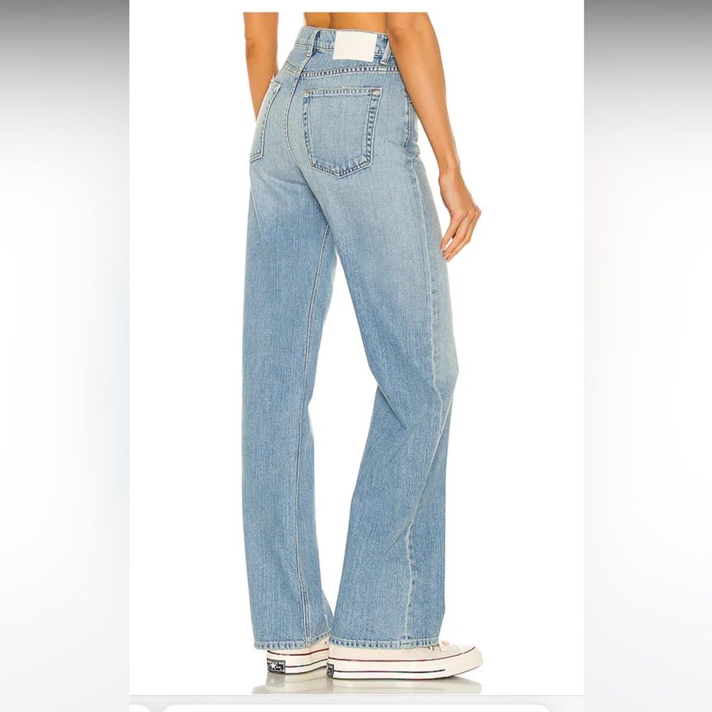 GRLFRND Brooklyn high rise straight leg Jean